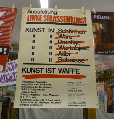 Plakat im Centro Sociale in Hamburg - Foto: 2013 by Schattenblick